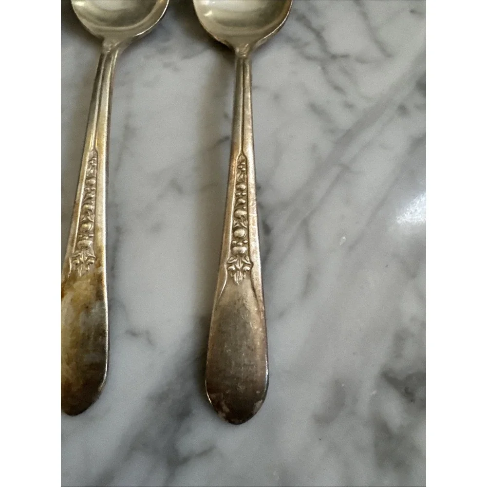 International Silver Plate‎ PRISCILLA LADYANN Set 8 Teaspoons 6 1/8